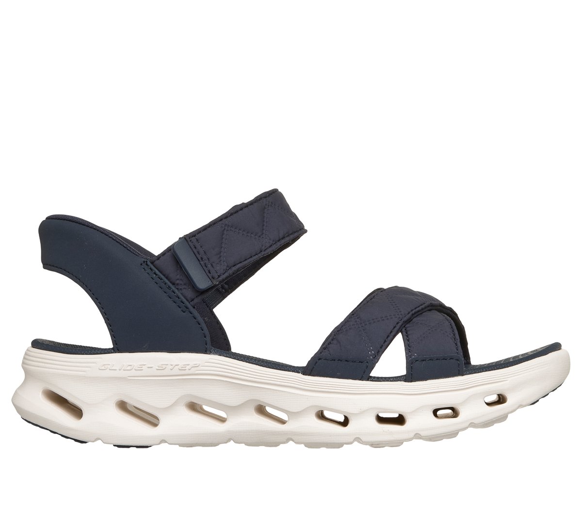 Skechers Slip-ins: GO WALK Glide-Step 2.0 Sandal - Cozy Fit Adrienne — NAVY