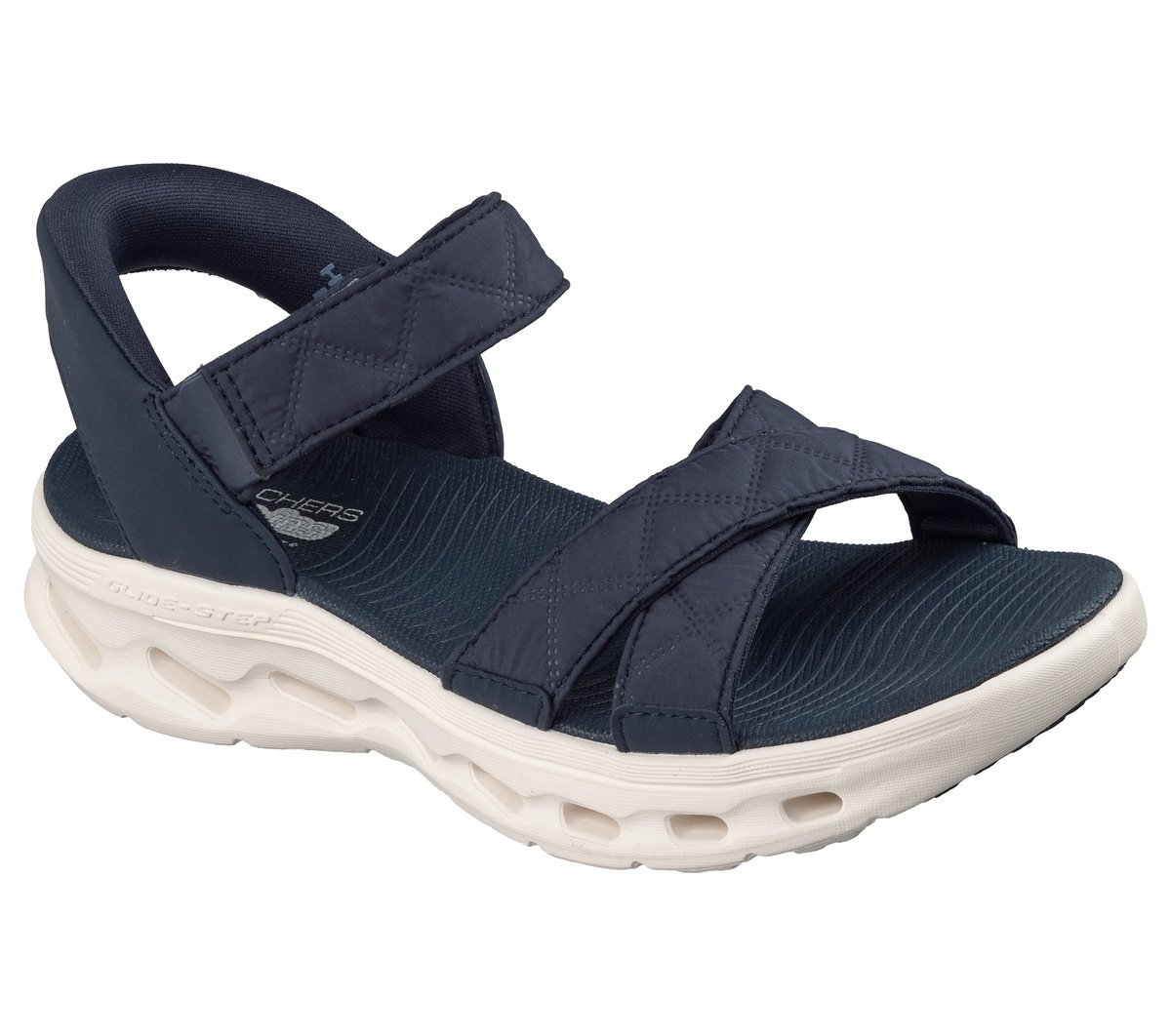 Skechers Slip-ins: GO WALK Glide-Step 2.0 Sandal - Cozy Fit Adrienne — NAVY
