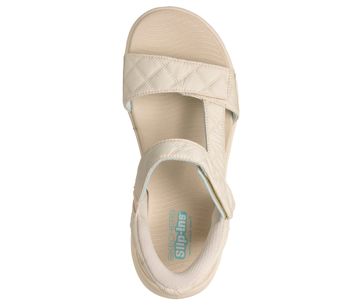 Skechers Slip-ins: GO WALK Glide-Step 2.0 Sandal - Cozy Fit Jada — NATURAL