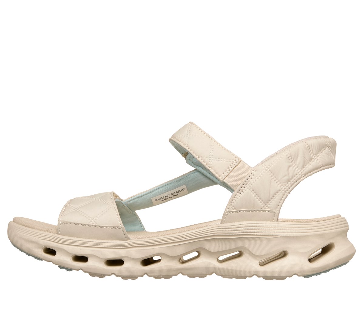 Skechers Slip-ins: GO WALK Glide-Step 2.0 Sandal - Cozy Fit Jada — NATURAL
