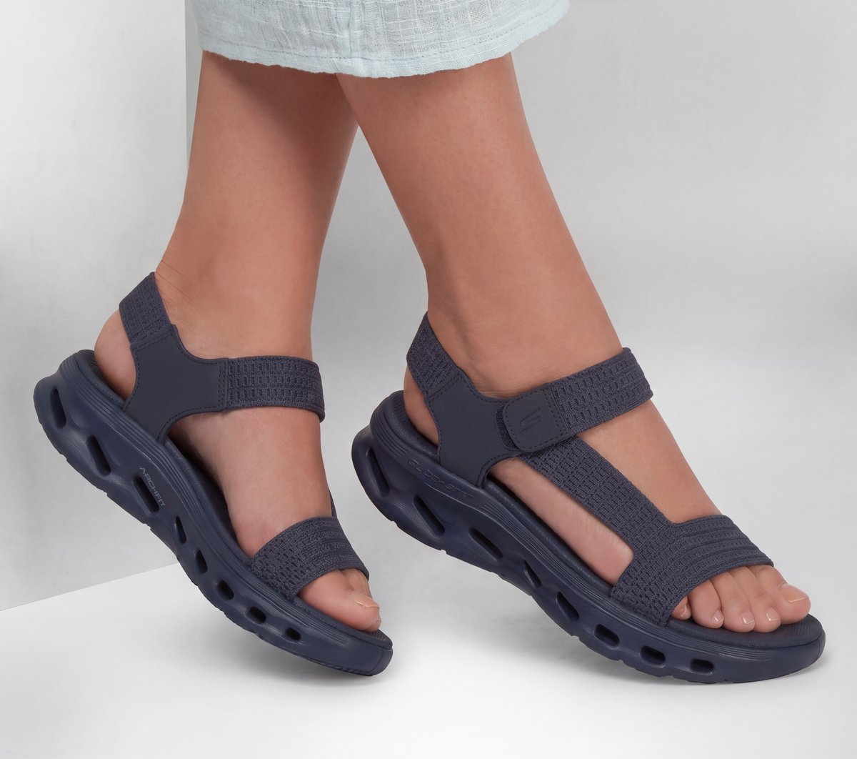 Arch Fit Glide-Step Sandal - Hailey — NAVY