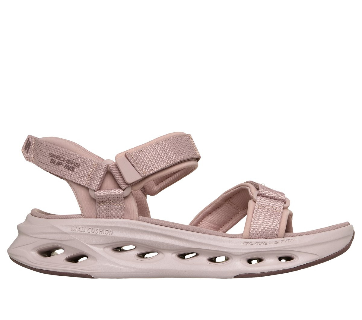 Skechers Slip-ins: Max Cushioning Glide-Step Sandal - Skylar — MAUVE