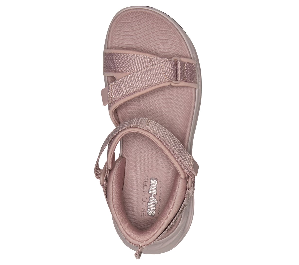 Skechers Slip-ins: Max Cushioning Glide-Step Sandal - Skylar — MAUVE