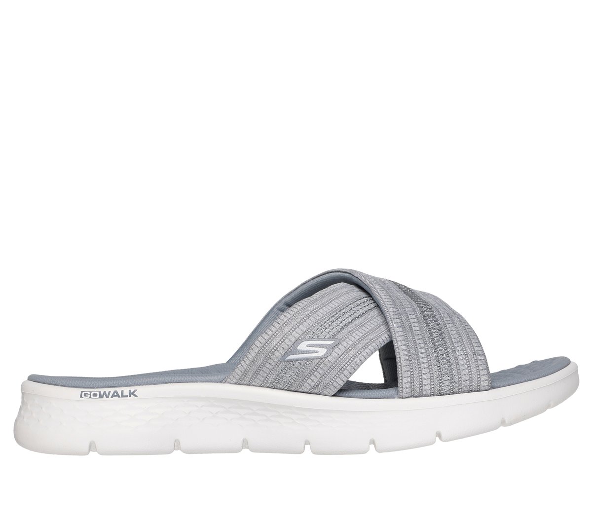 GO WALK Flex Sandal - Impressed — GRAY