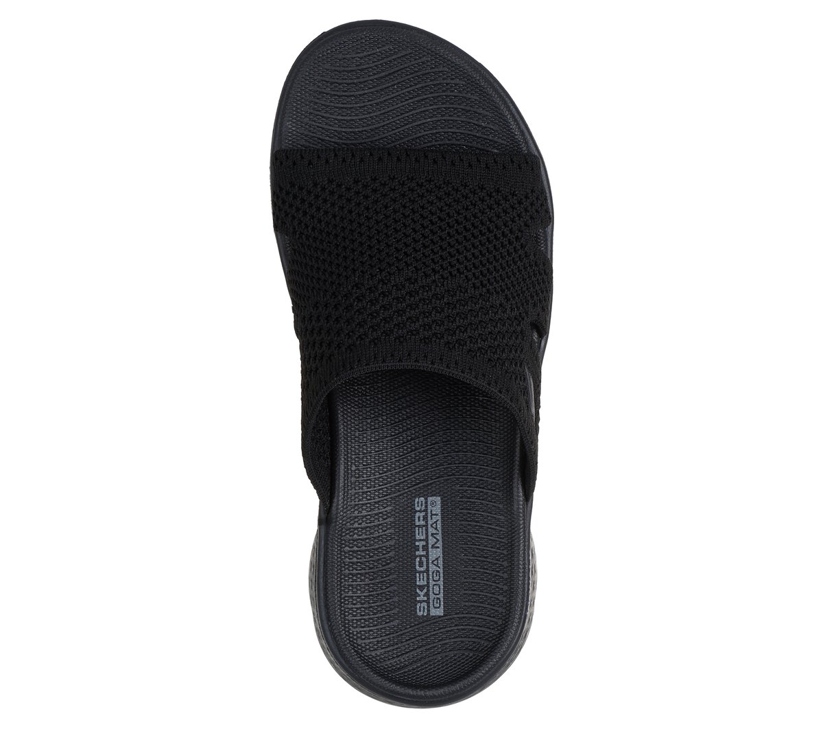 GO WALK Flex Sandal - Elation — BLACK