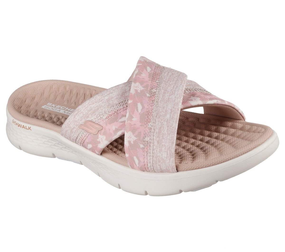 GO WALK Flex Sandal - Elsa — TAUPE / MULTI