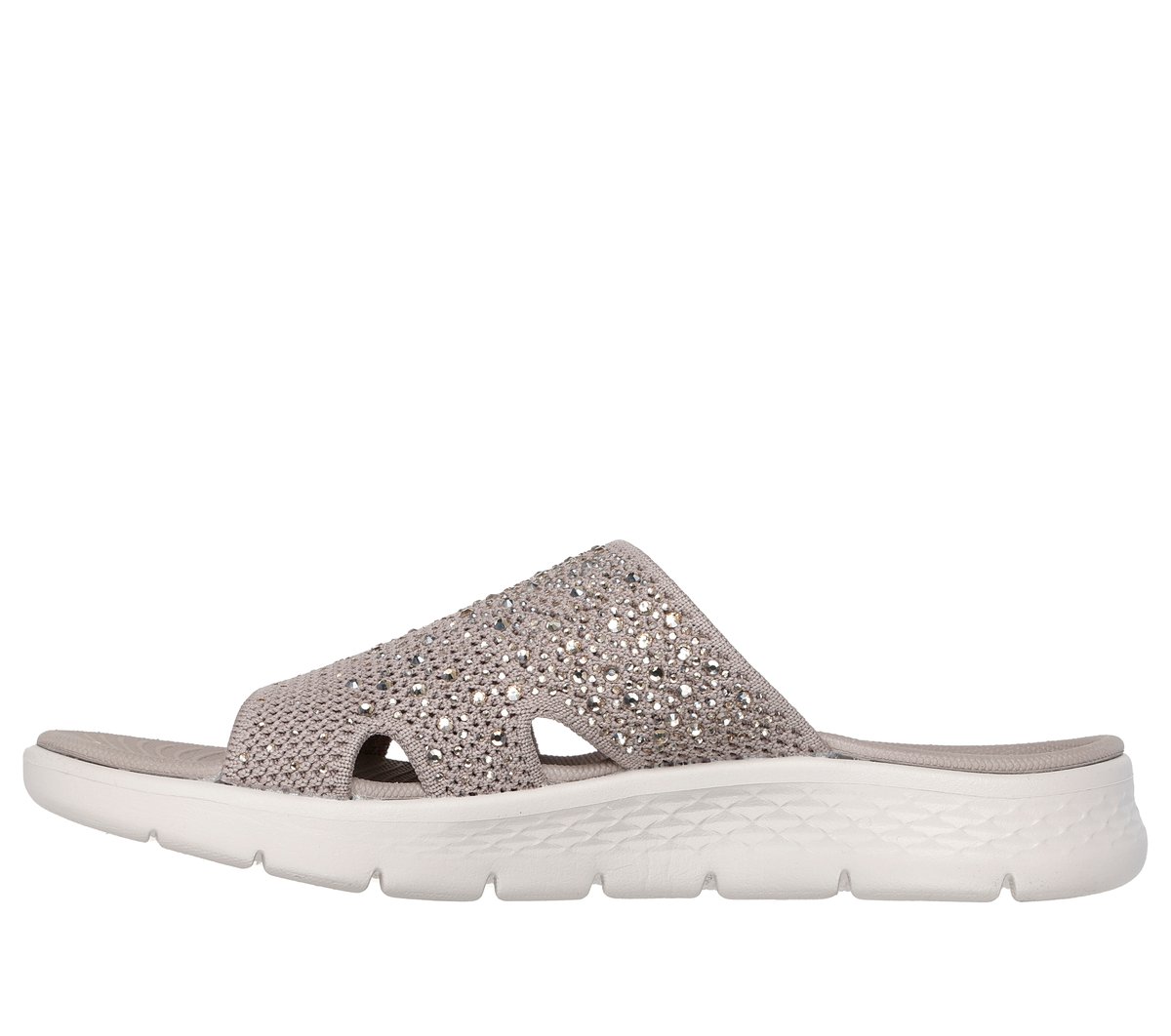 GO WALK Flex Sandal - Glitz — TAUPE