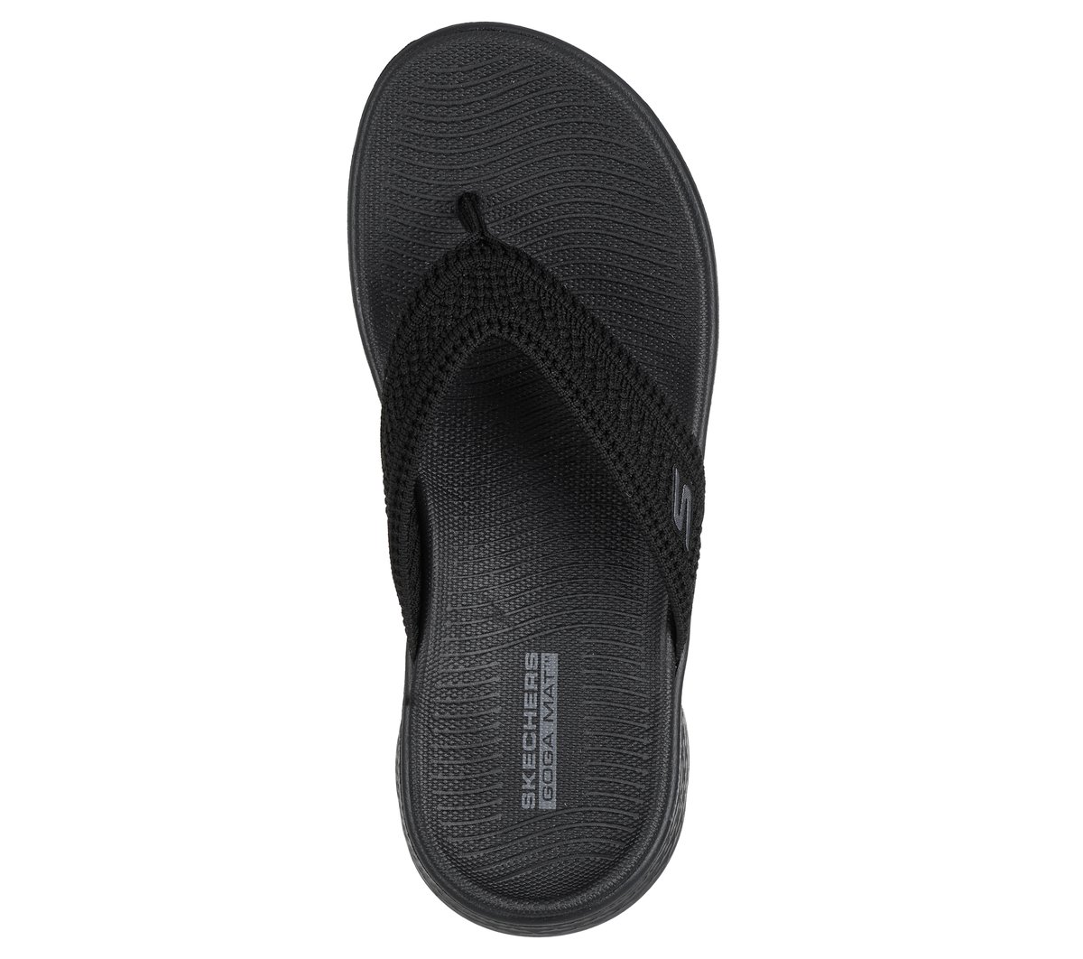 GO WALK Flex Sandal - Holly — BLACK