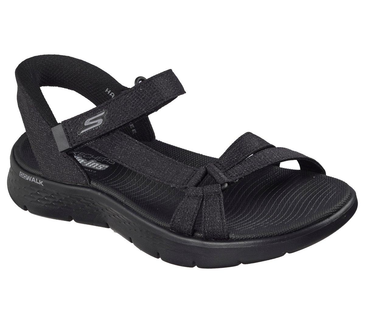 Skechers Slip-ins: GO WALK Flex Sandal - Illuminate — BLACK