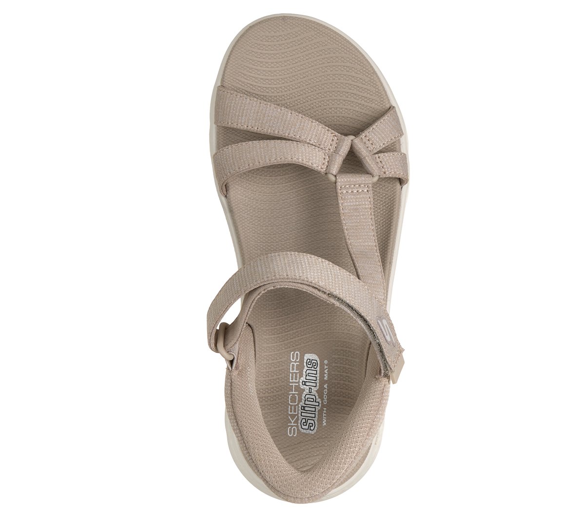 Skechers Slip-ins: GO WALK Flex Sandal - Illuminate — TAUPE