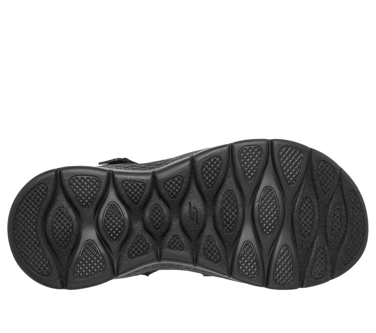 Skechers Slip-ins: GO WALK Flex Sandal - Cozy Fit Kaia — BLACK