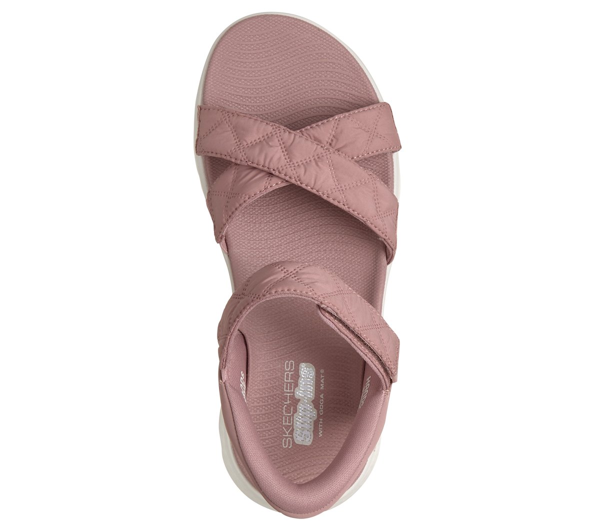 Skechers Slip-ins: GO WALK Flex Sandal - Cozy Fit Kaia — MAUVE