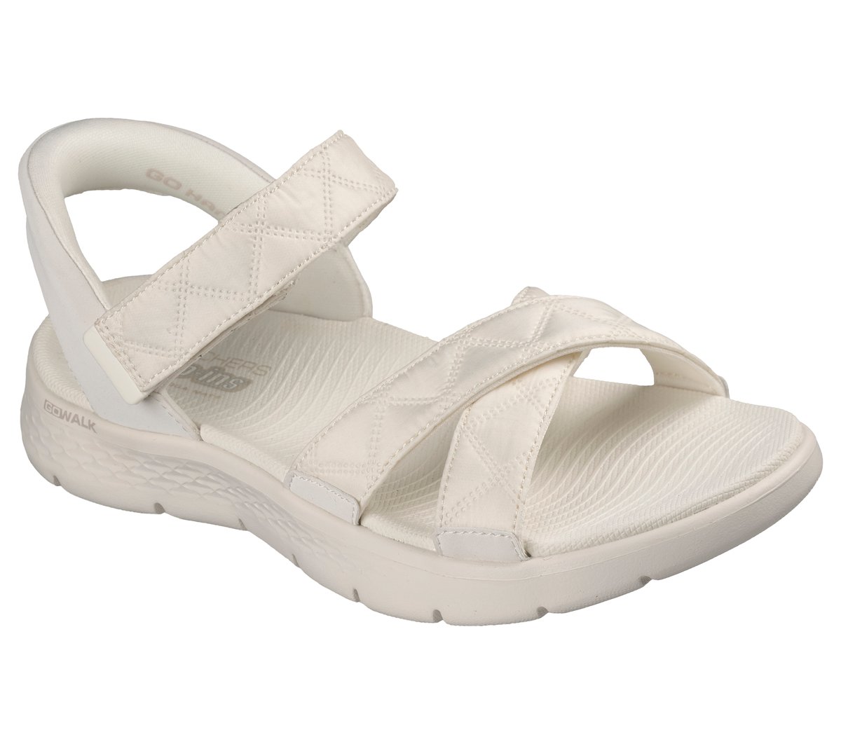 Skechers Slip-ins: GO WALK Flex Sandal - Cozy Fit Kaia — NATURAL