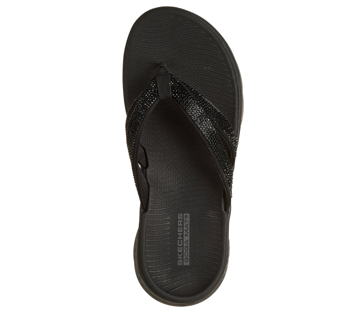 GO WALK Flex Sandal - Lindsey — BLACK