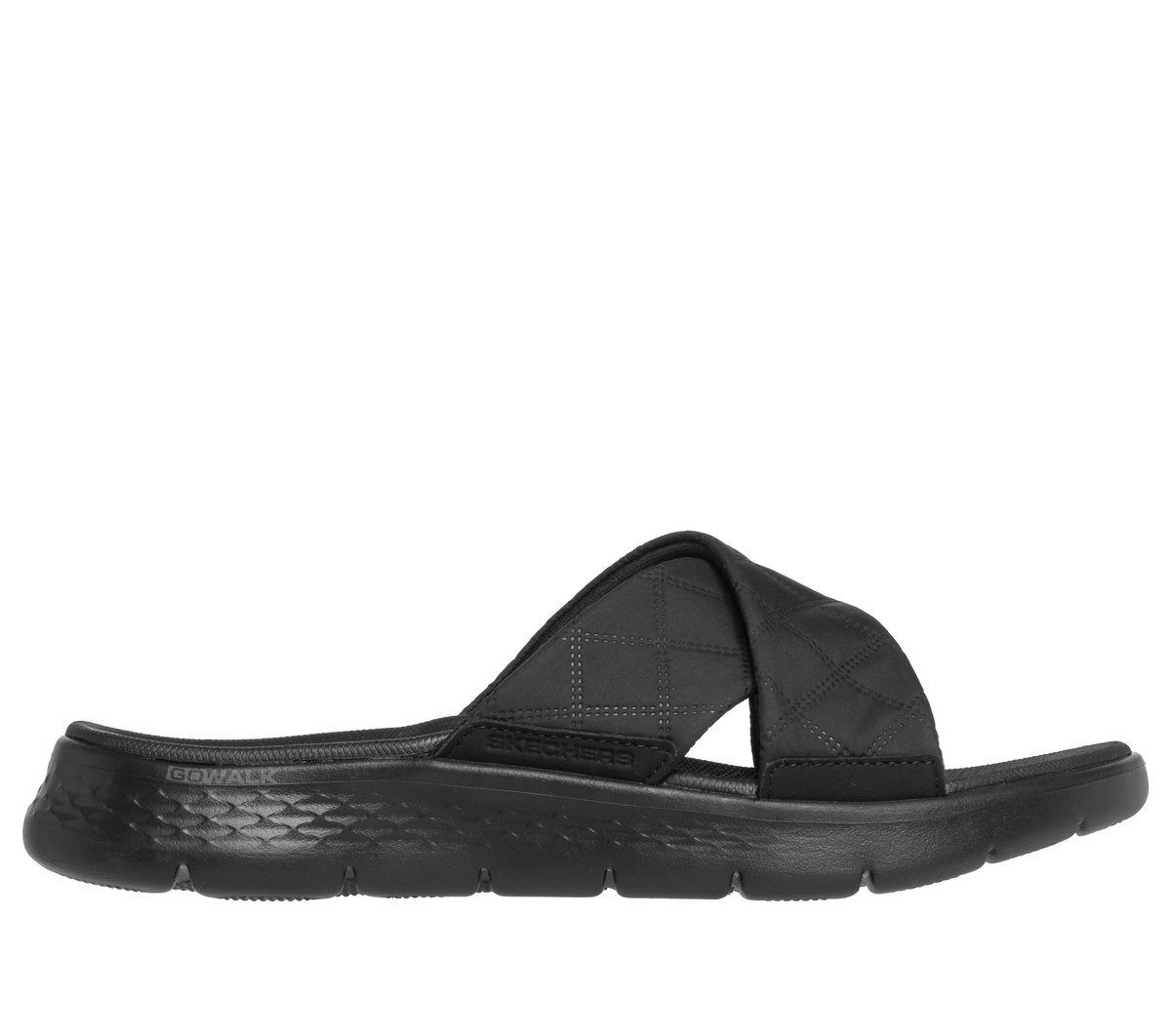 GO WALK Flex Sandal - Cozy Fit Gracie — BLACK
