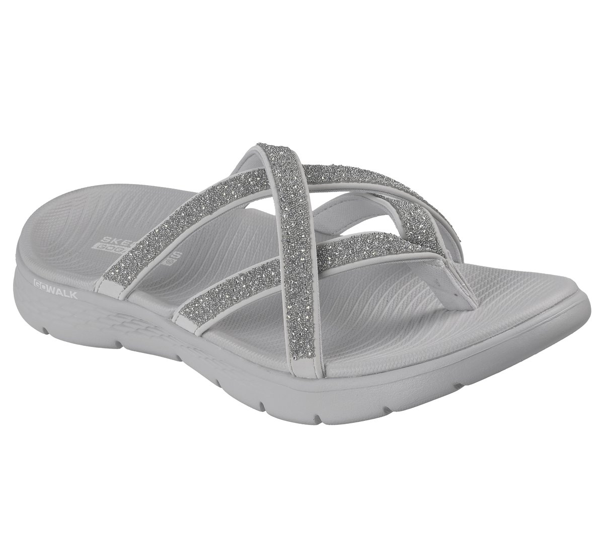 GO WALK Flex Sandal - Starry Skies — LIGHT GRAY