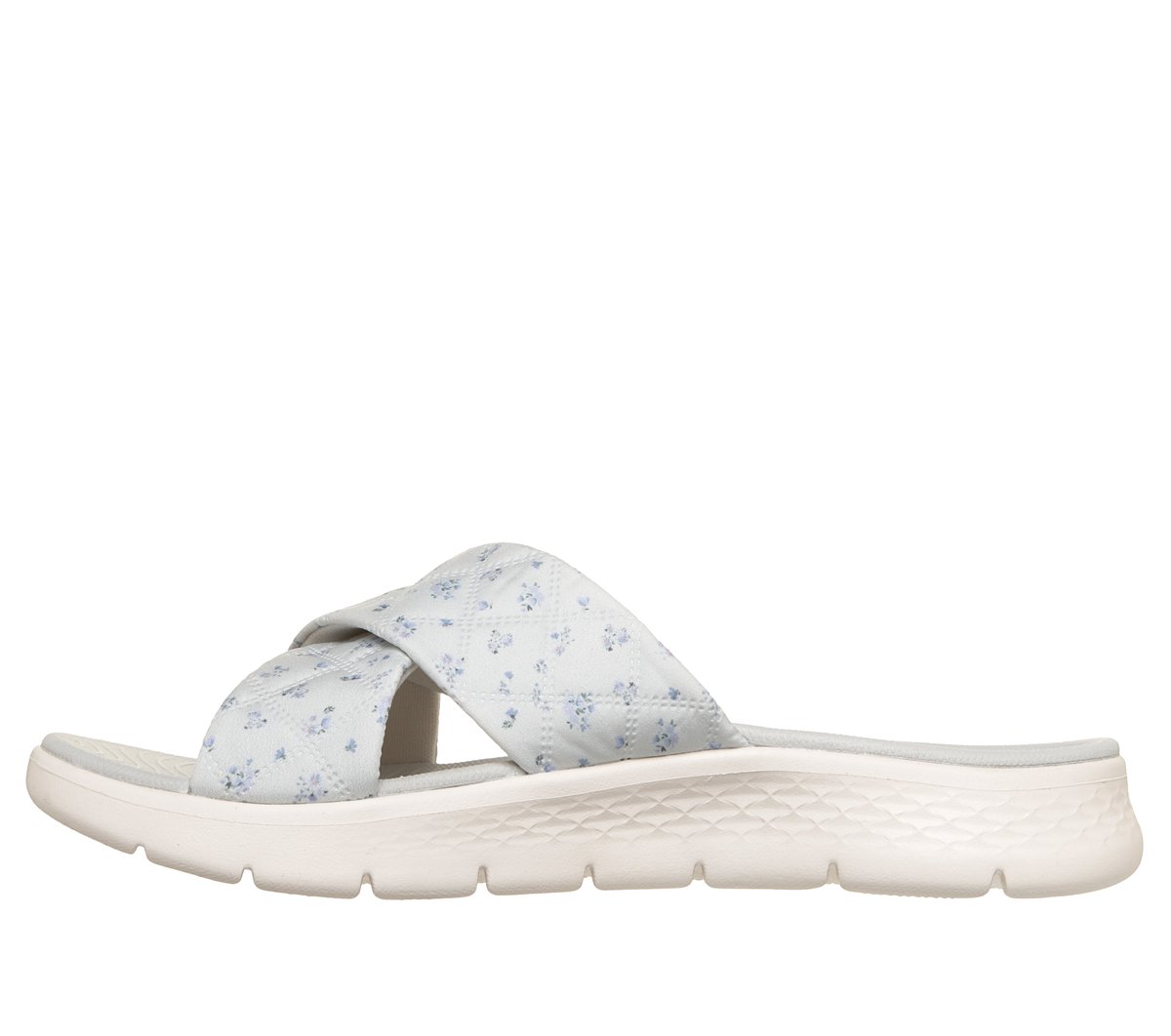 GO WALK Flex Sandal - Cozy Fit Blossom — LIGHT GRAY