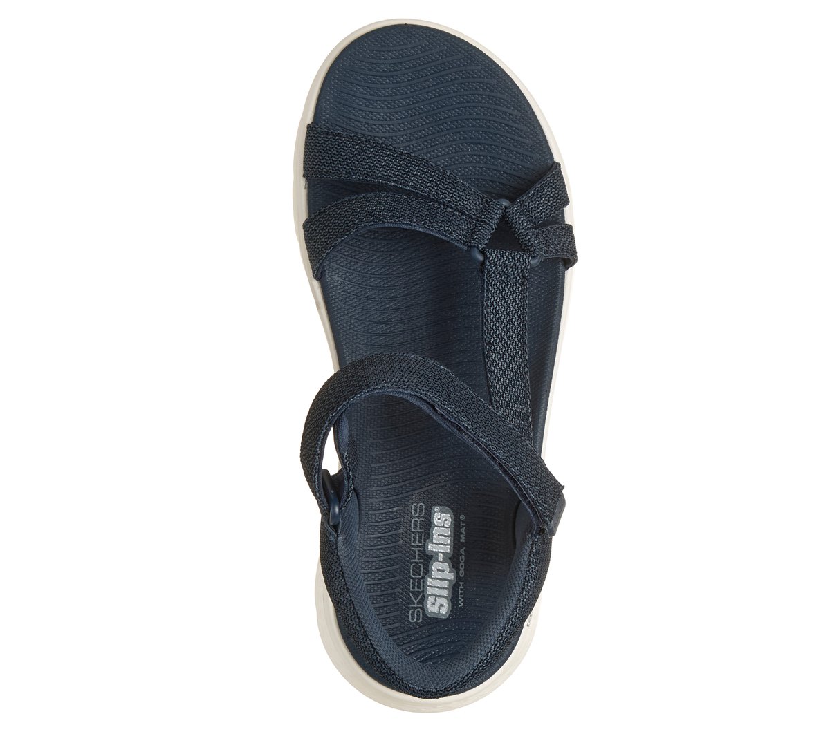 Skechers Slip-ins: GO WALK Flex Sandal - Radiant — NAVY