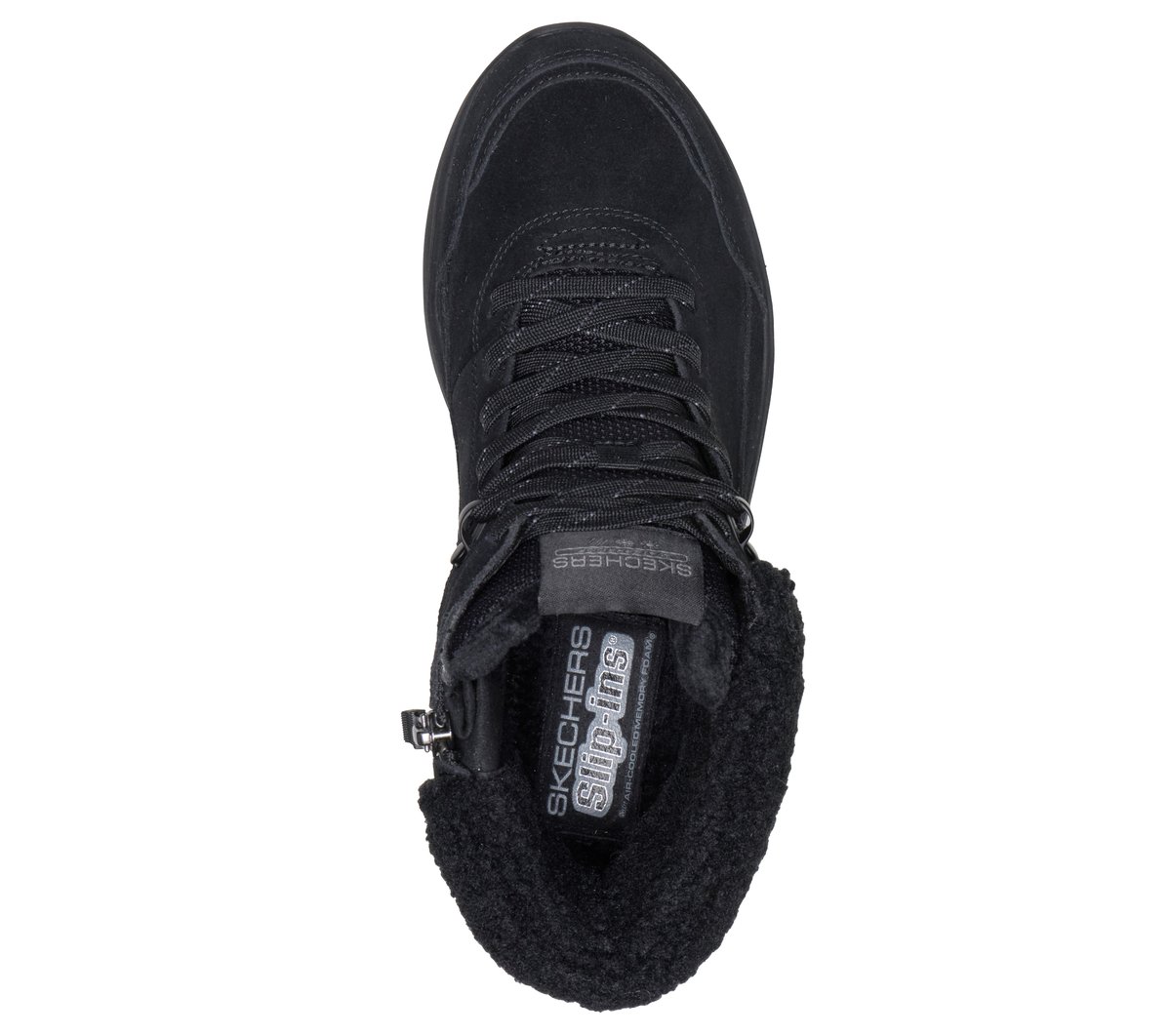 Skechers Slip-ins Waterproof: Glacial Ultimate - Trail Days — BLACK
