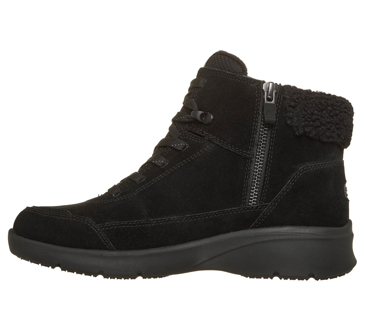 Skechers Slip-ins Waterproof: Glacial Ultimate - Trail Days — BLACK