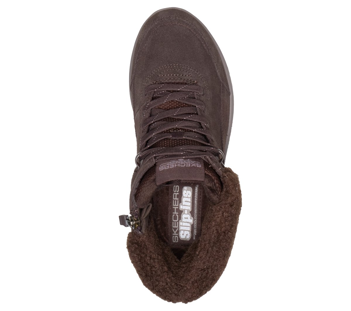 Skechers Slip-ins Waterproof: Glacial Ultimate - Trail Days — CHOCOLATE
