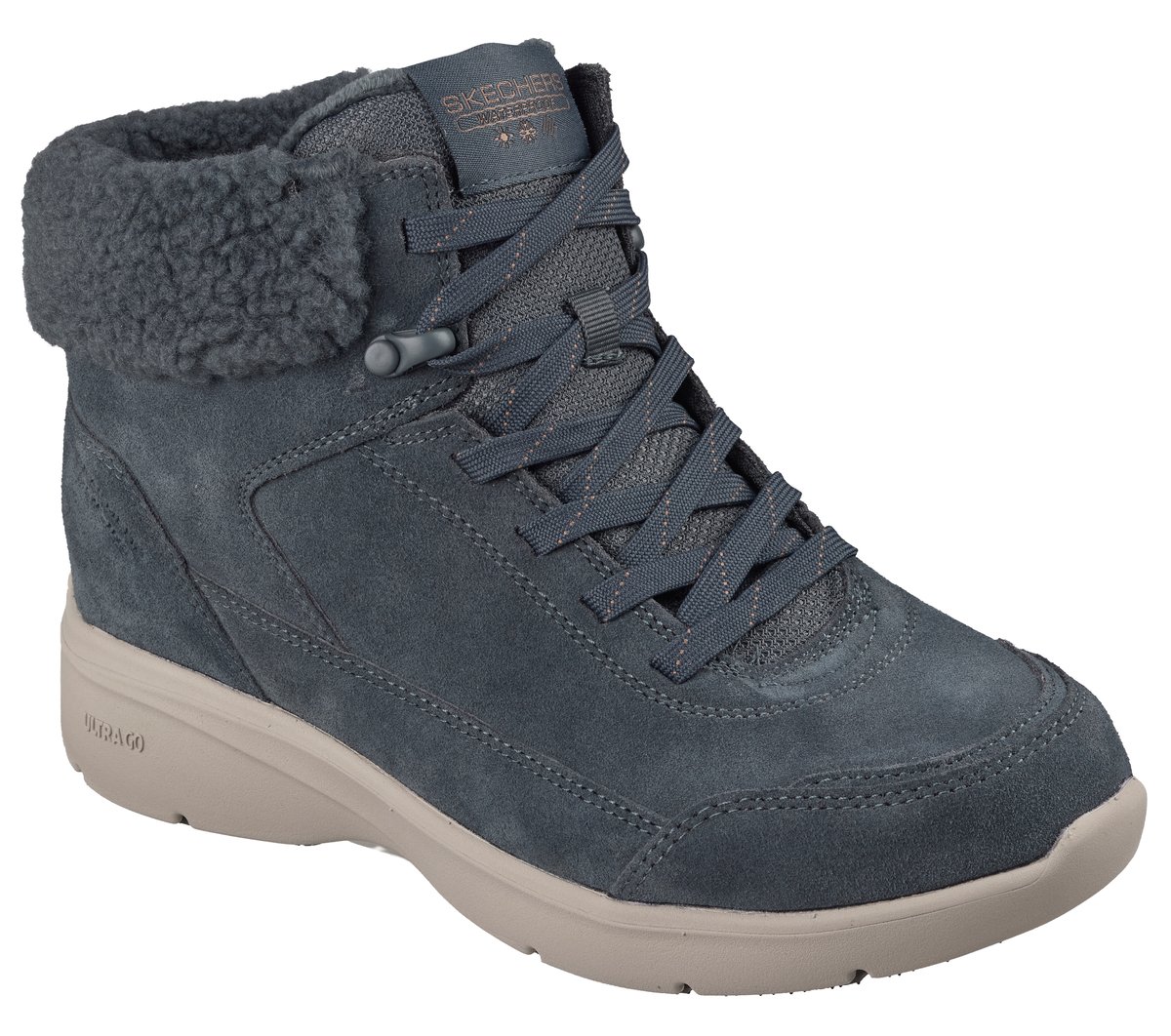 Skechers Slip-ins Waterproof: Glacial Ultimate - Trail Days — SLATE