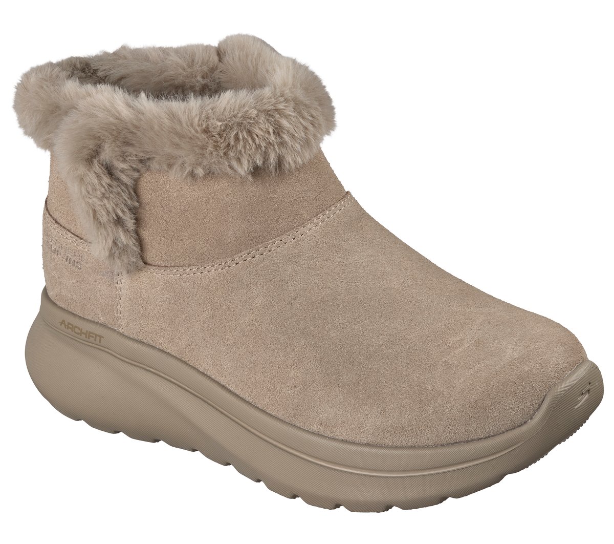 Skechers Slip-ins Relaxed Fit: GO WALK Arch Fit N-Joy - Elevate — TAUPE