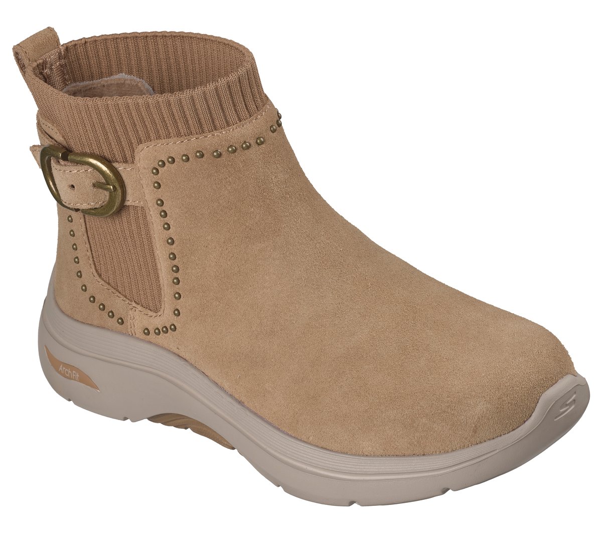 Martha Stewart: GO WALK Arch Fit 2.0 Boot — CHESTNUT