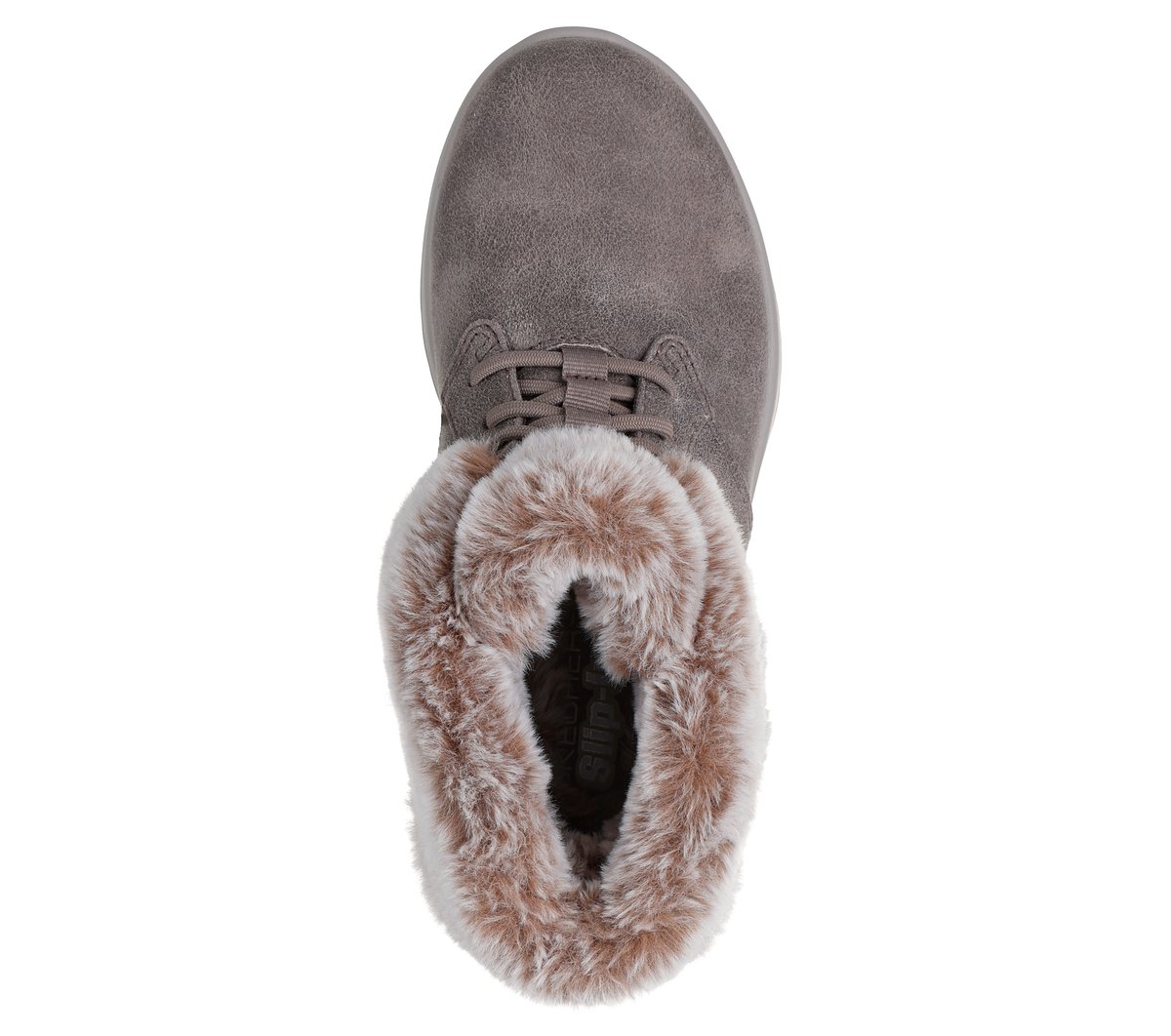 Skechers Slip-ins: On-The-GO Joy - Cozy Charm — DARK TAUPE