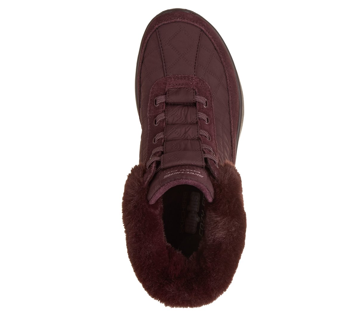 Skechers Slip-ins: On-The-GO Encore - Cozy Fit Maisie — BURGUNDY