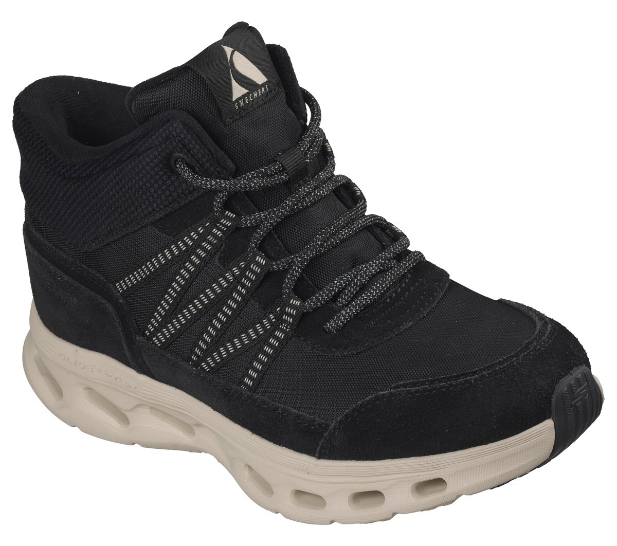 Skechers Slip-ins: GO WALK Glide-Step 2.0 Boot - Arlo — BLACK / NATURAL