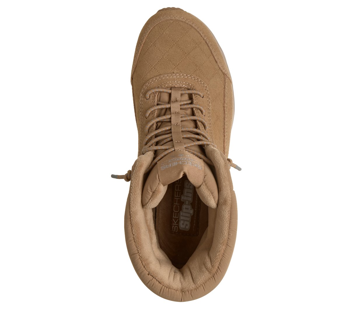 Skechers Slip-ins Waterproof: GO WALK Glide-Step 2.0 Boot - Cozy Fit Ascension — CHESTNUT