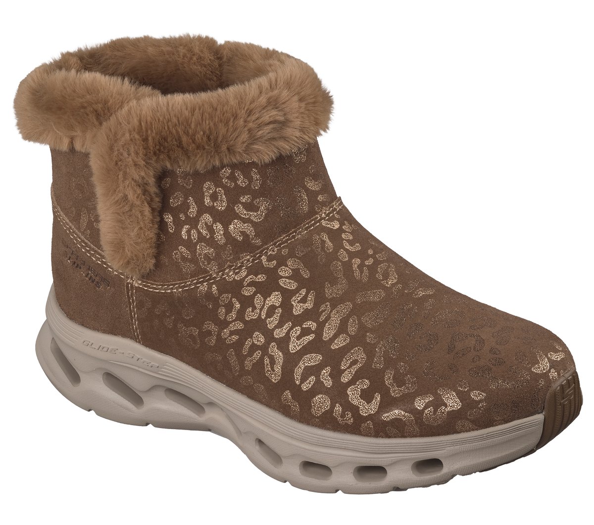 Skechers Slip-ins: GO WALK Glide-Step 2.0 Boot - Mystique — CHESTNUT