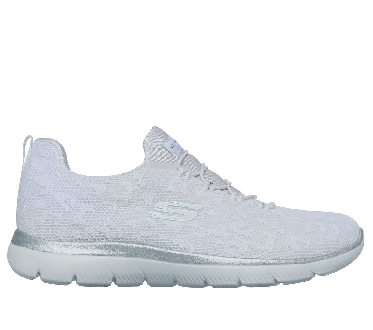 Summits - Leopard Spot — WHITE / SILVER