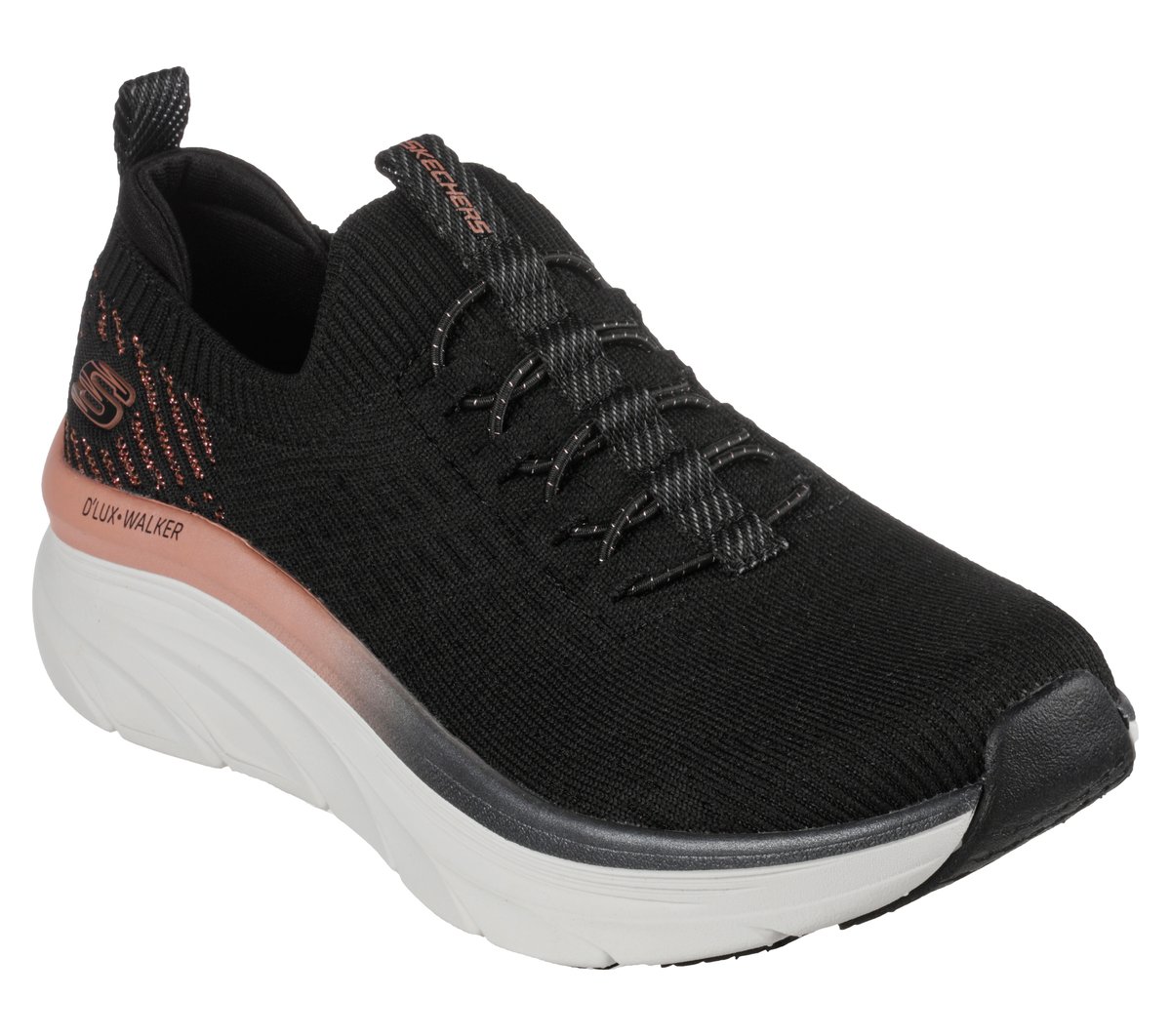 Relaxed Fit: D'Lux Walker - Let it Glow — BLACK / ROSE GOLD