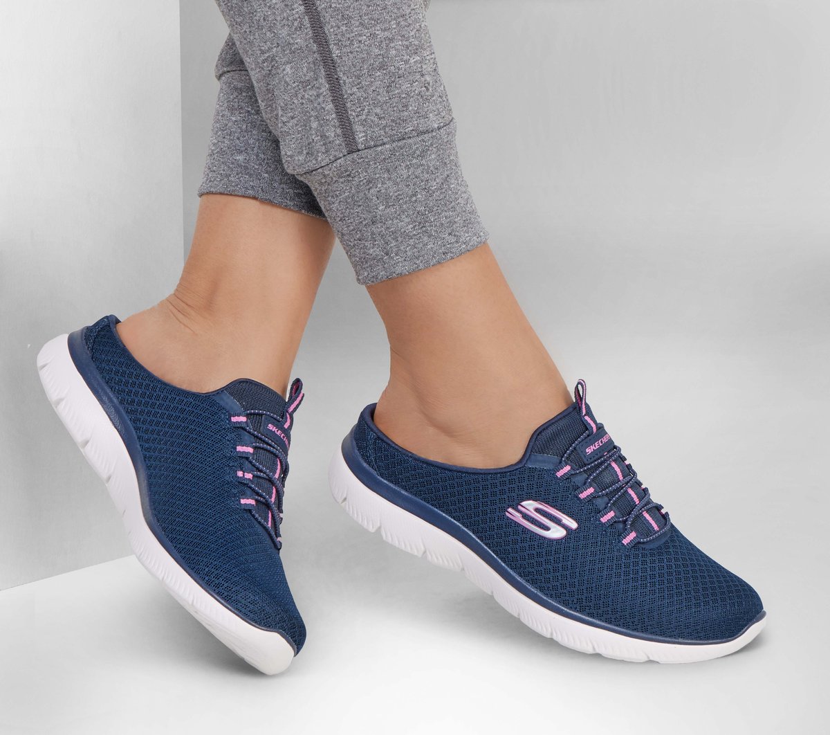 Summits - Swift Step — NAVY / HOT PINK