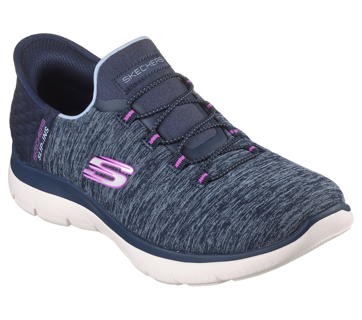 Skechers Slip-ins: Summits - Dazzling Haze — NAVY / PURPLE