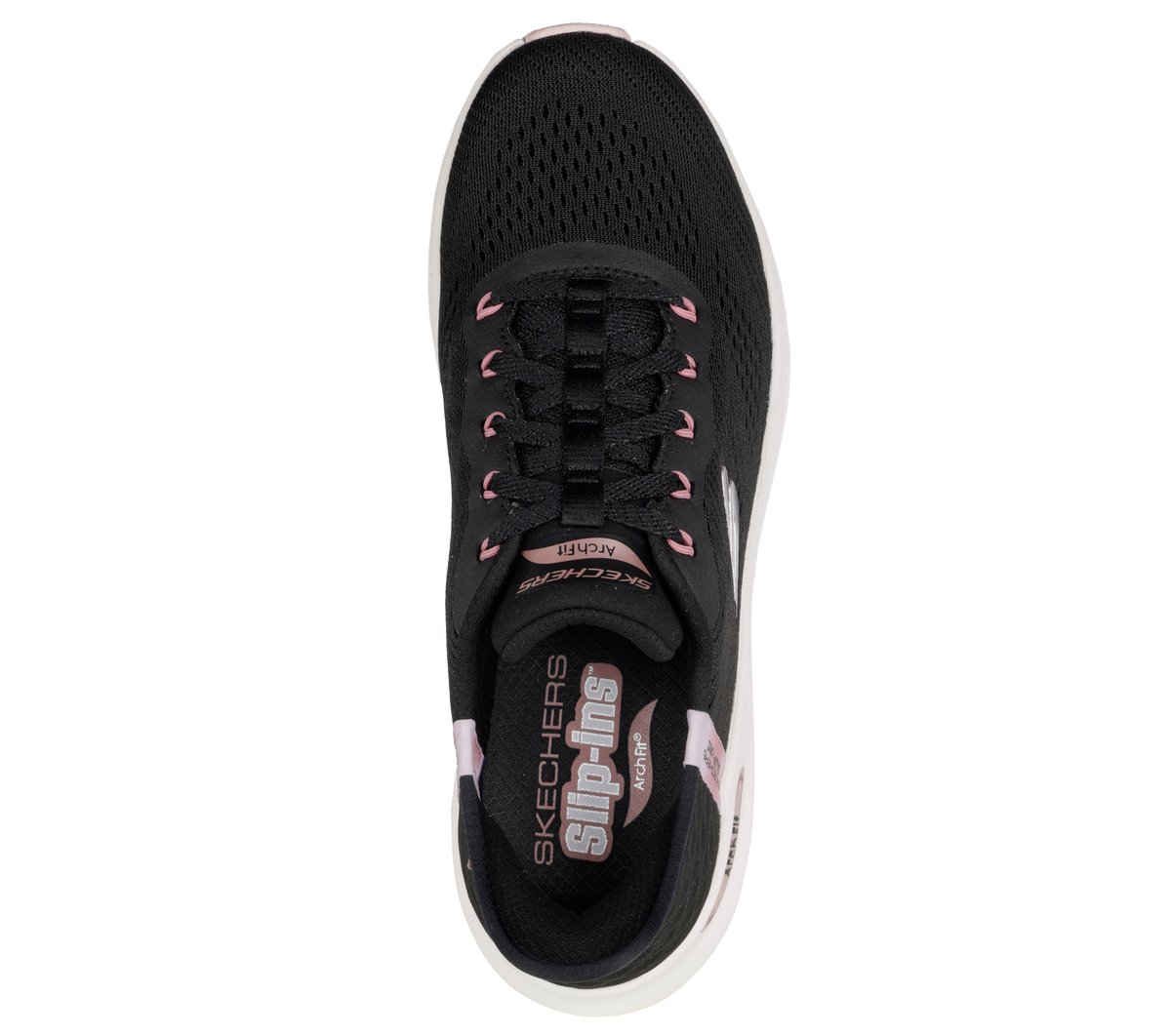Skechers Slip-ins: Arch Fit 2.0 - Easy Chic — BLACK / ROSE GOLD