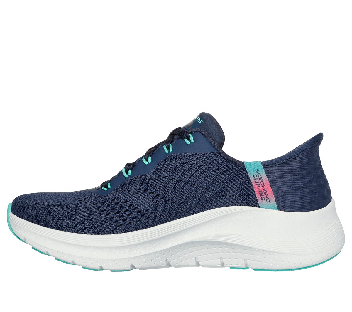 Skechers Slip-ins: Arch Fit 2.0 - Easy Chic — NAVY / TURQUOISE
