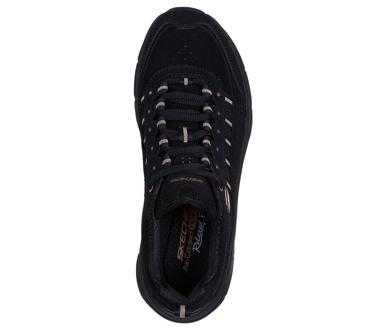 Relaxed Fit: D'Lux Walker 2.0 - Golden Step — BLACK / ROSE GOLD