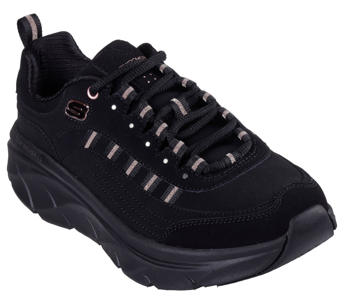 Relaxed Fit: D'Lux Walker 2.0 - Golden Step — BLACK / ROSE GOLD