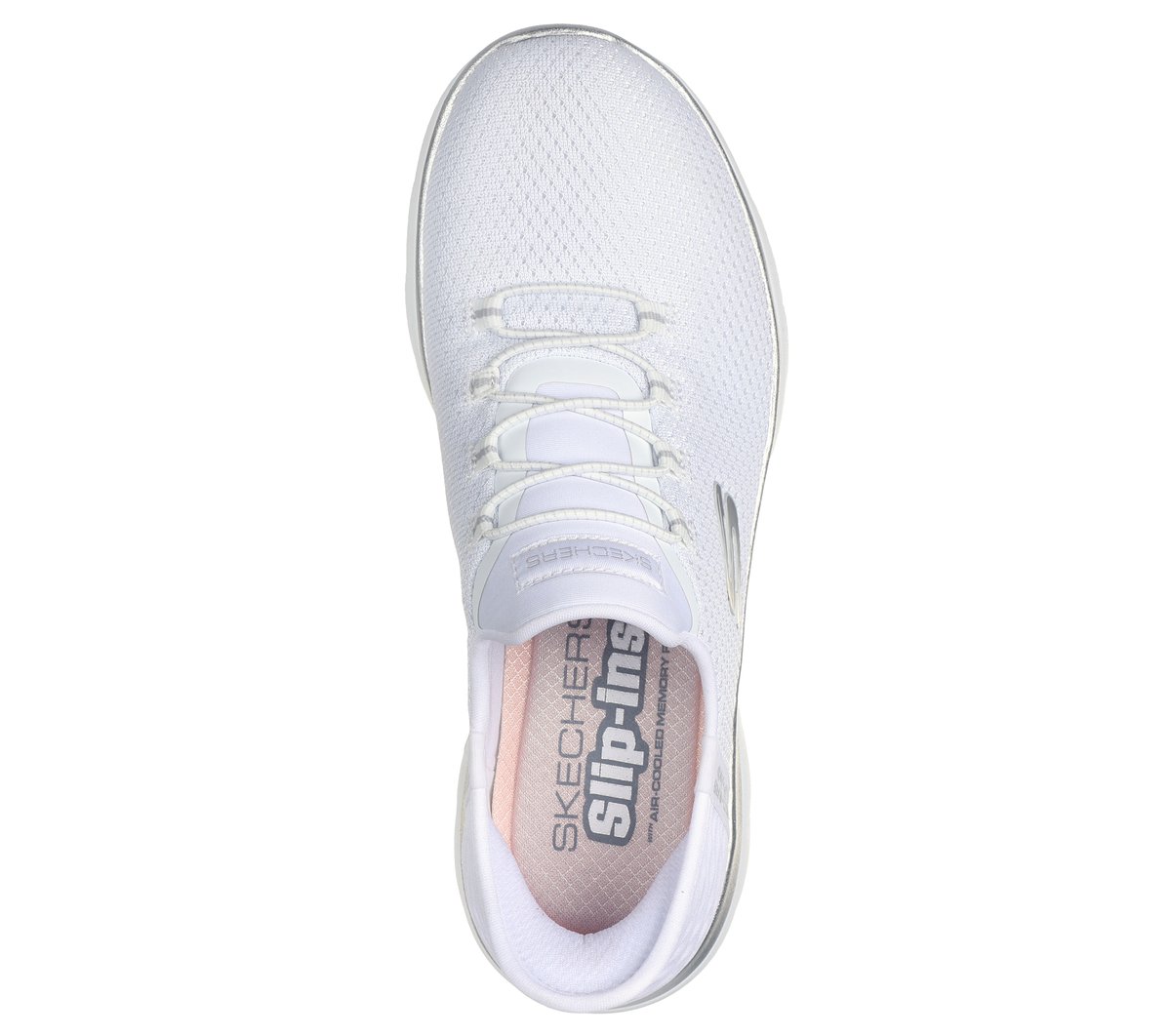Skechers Slip-ins: Summits - Diamond Dream — WHITE / SILVER