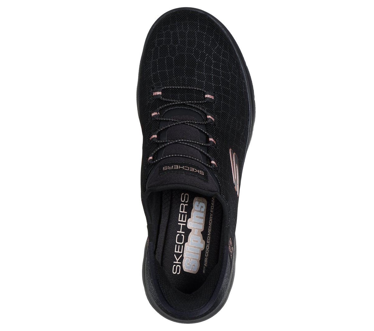 Skechers Slip-ins: Summits - Classy Night — BLACK / GOLD