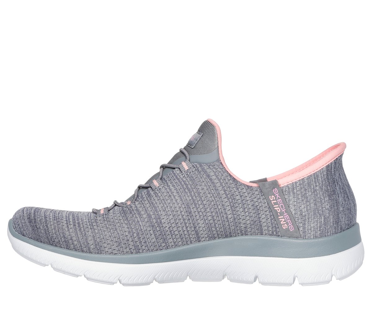 Skechers Slip-ins: Summits - Everyday Set — GRAY / CORAL