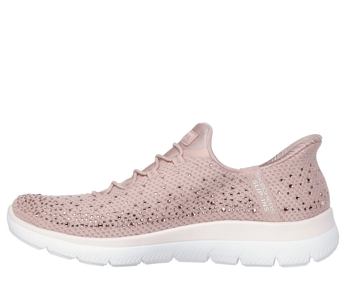 Skechers Slip-ins: Summits - Brilliant Shine — LIGHT MAUVE