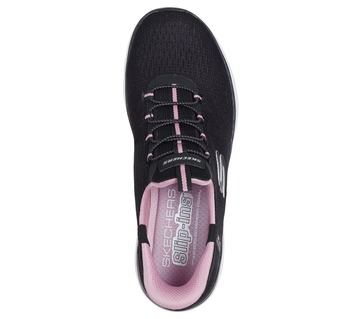Skechers Slip-ins: Summits - Dream Chaser — BLACK / MAUVE