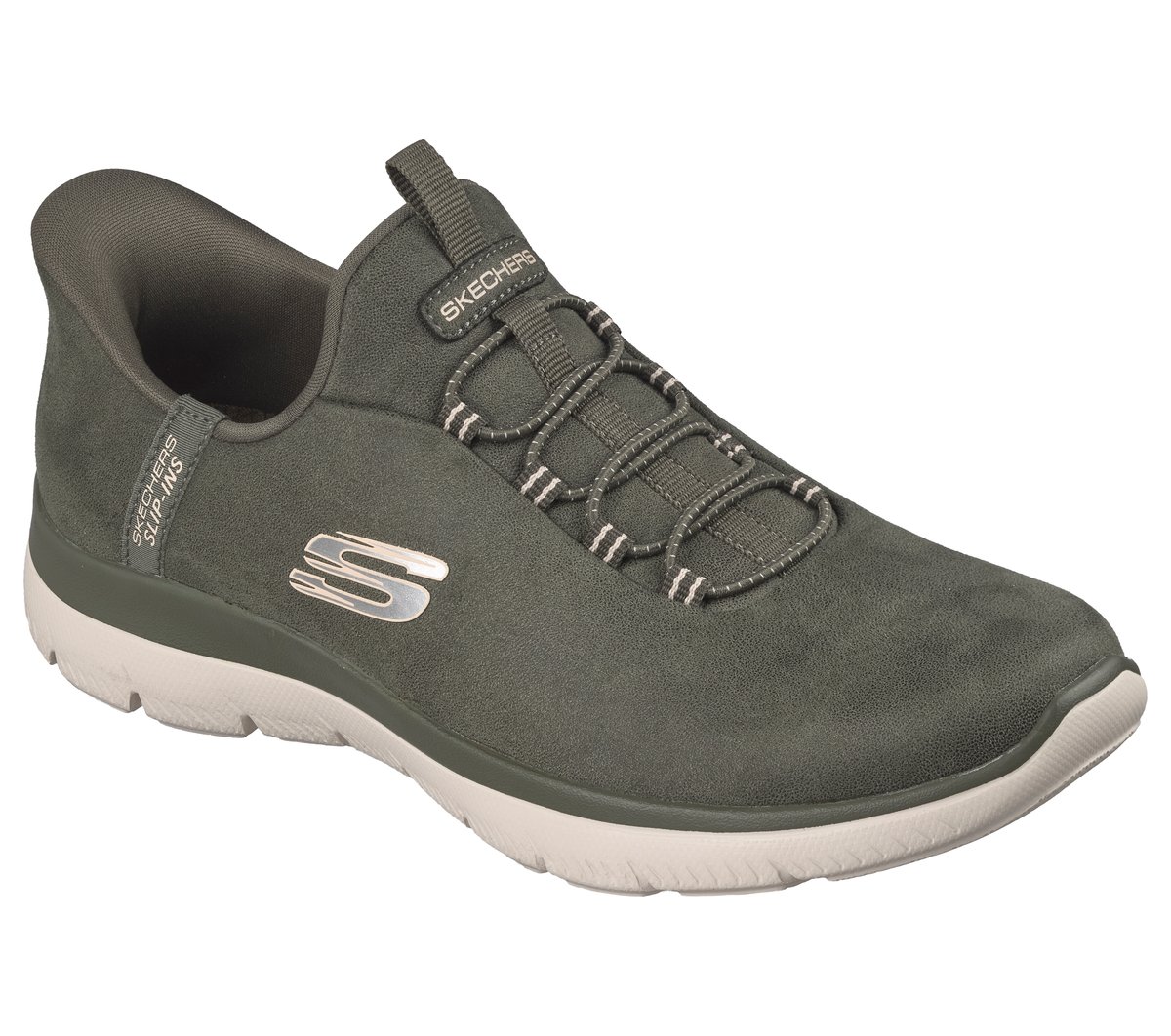Skechers Slip-ins: Summits - True Stride — OLIVE