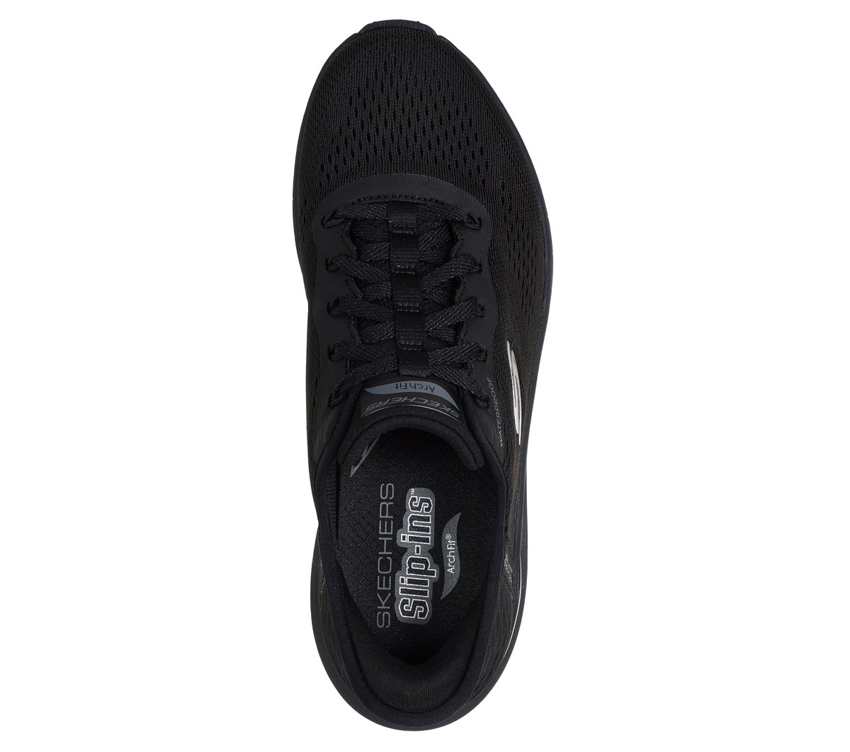 Skechers Slip-ins Waterproof: Arch Fit 2.0 - Morning Mist — BLACK