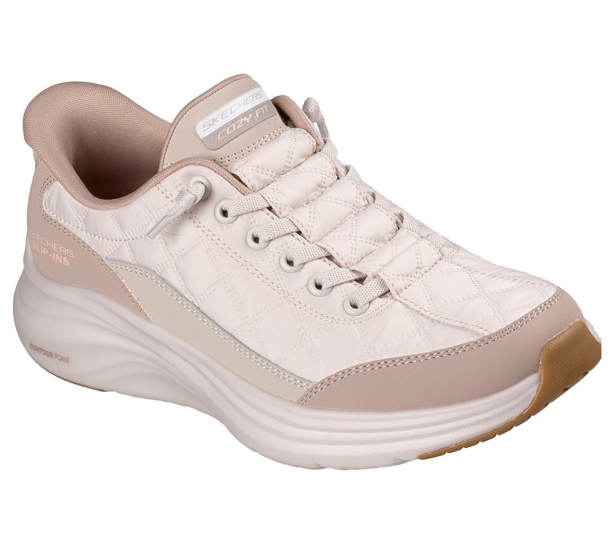 Skechers Slip-ins: Contour Foam — NATURAL / TAUPE
