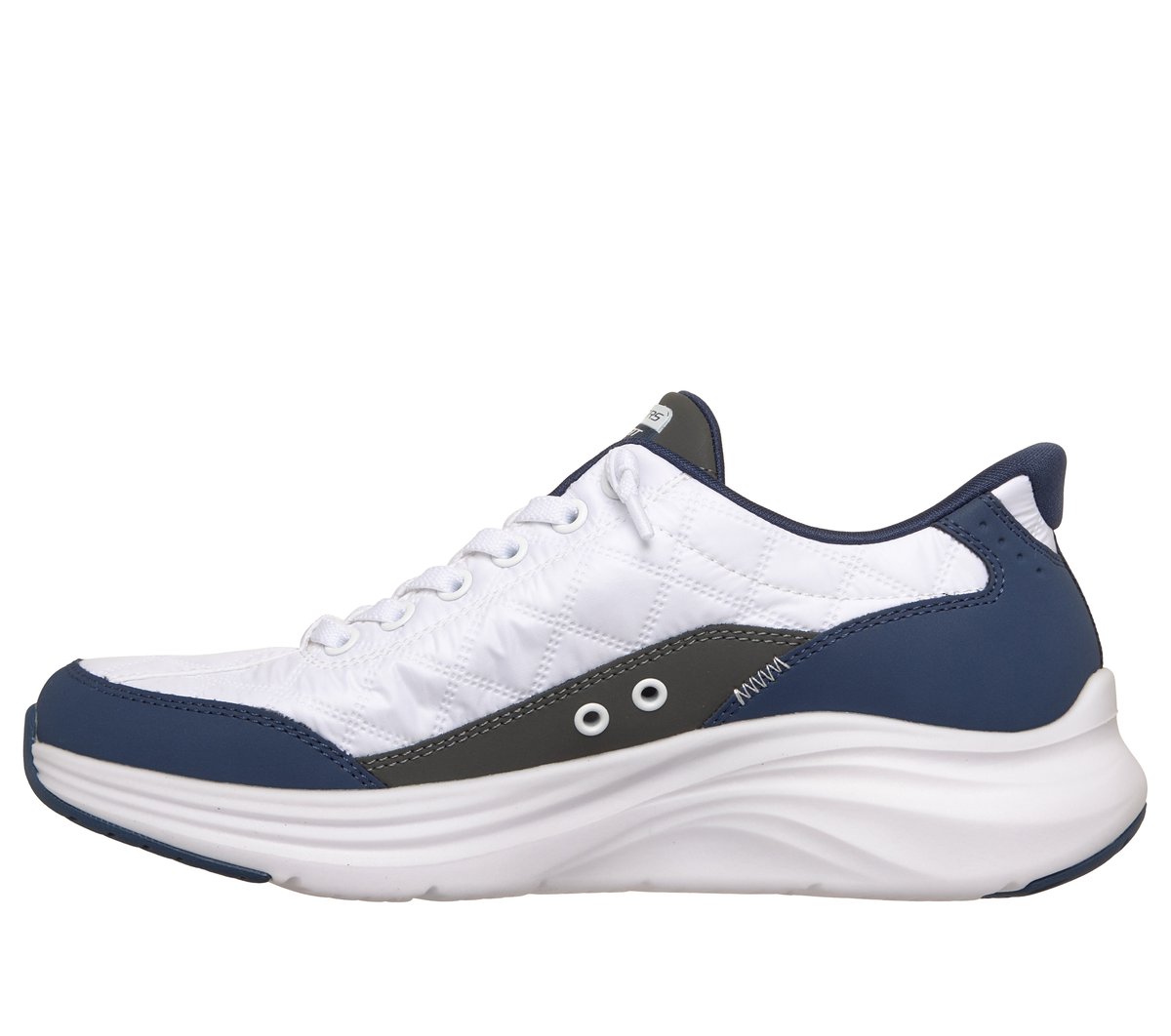 Skechers Slip-ins: Contour Foam — WHITE / NAVY